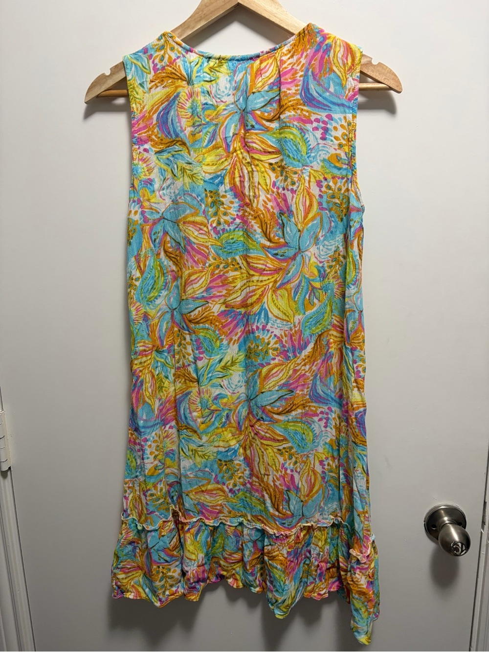 Stella Parker Sleeveless Colorful Preppy Dress with Tassels Women’s Size Large - Picture 5 of 5